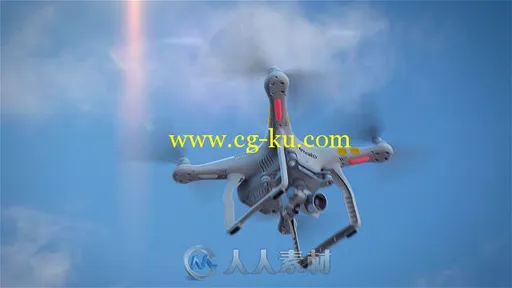 城市航拍宣传片头无人机四轴飞行器展示AE模板Videohive Quadcopter Phantom 16297...的图片3