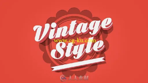 复古生日聚会3D小清新文字字幕标题动画AE模板 Videohive Retro King 18953460的图片2