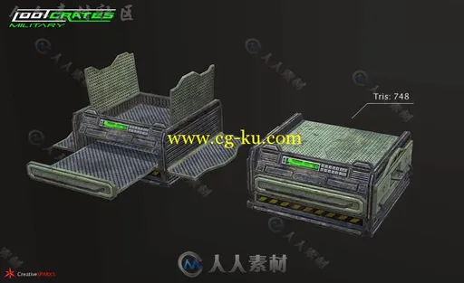 战利品军事道具3D模型Unity游戏素材资源的图片1