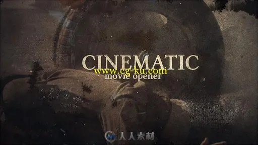 史诗水墨遮罩历史战争题材电影预告幻灯片AE模板 Videohive Cinematic History 1651...的图片3