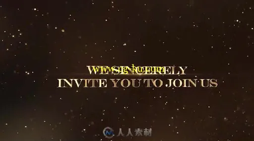 华丽高贵金色粒子标题动画时尚促销幻灯片AE模板Videohive Golden Awards Promo 17...的图片3