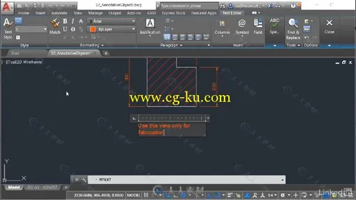 AutoCAD图纸注释缩放技术训练视频教程 AutoCAD Annotation Scaling in Drawings的图片1