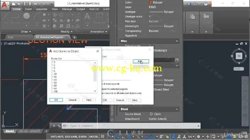 AutoCAD图纸注释缩放技术训练视频教程 AutoCAD Annotation Scaling in Drawings的图片2