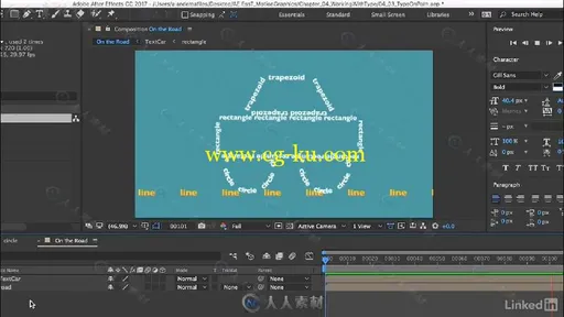 AE CC 2017运动图形基础训练视频教程 After Effects CC 2017 Motion Graphics Esse...的图片1
