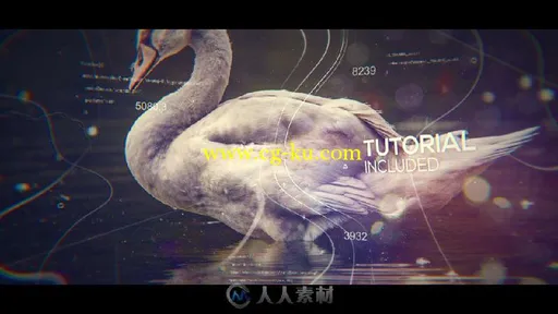 现代美丽的三维空间线条图片展示幻灯片相册动画AE模板 Videohive Modern Slide...的图片9