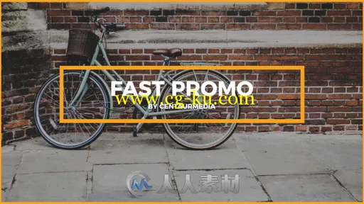 现代时尚魅力四射的促销幻灯片相册动画AE模板 Videohive Fast promo 19313951的图片1