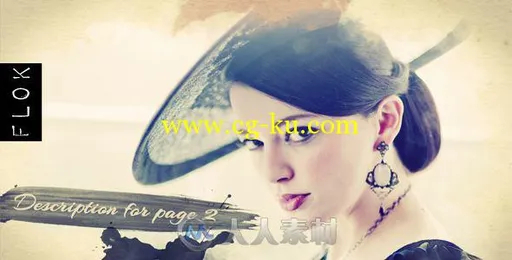 美丽独特的中国风水墨散开展示照片相册动画AE模板 Videohive Ink Drops 19336629的图片1