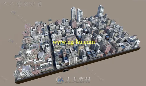 纽约城市建筑城市环境3D模型Unity游戏素材资源的图片2