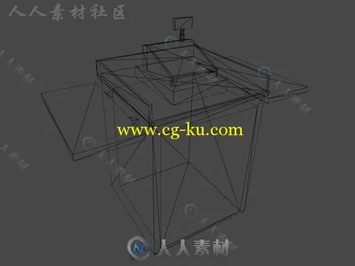 办公室咖啡馆家具道具3D模型Unity游戏素材资源的图片3