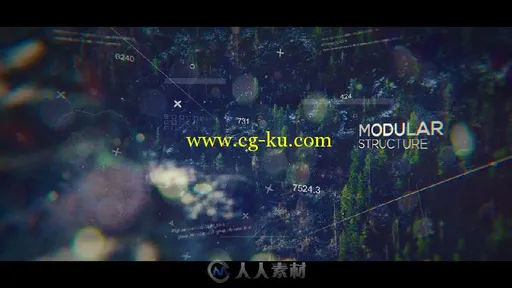 现代美丽时尚的数字视差幻灯片相册动画AE模板 Videohive Modern Slideshow 19304491的图片10