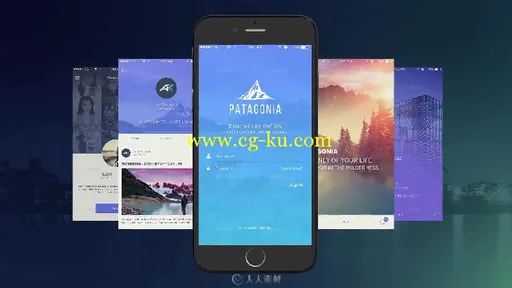 现代干净时尚的手机应用程序演示AE模板 Videohive Phone App Presentation Templat...的图片4