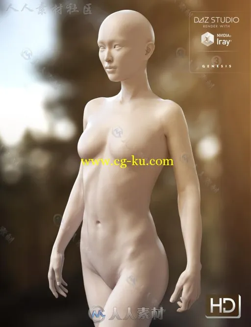 高品质女性角色3D模型合辑的图片2