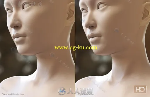 高品质女性角色3D模型合辑的图片3