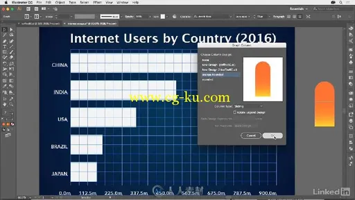 Illustrator信息图表实例制作视视频教程 Creating Infographics with Illustrator的图片6