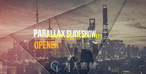 美丽的镜面分割照片视差幻灯片相册动画AE模板Videohive Parallax Slideshow 16636...的图片1