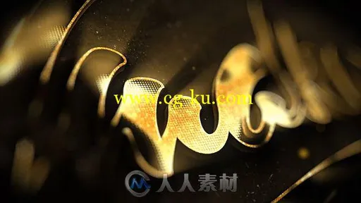 华丽高贵的金色标志Logo演绎AE模板 Videohive Golden Logo的图片1