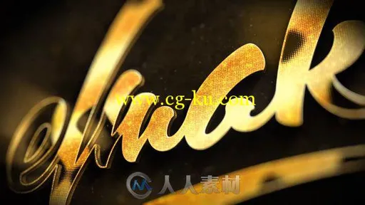 华丽高贵的金色标志Logo演绎AE模板 Videohive Golden Logo的图片2