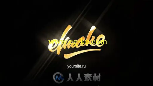 华丽高贵的金色标志Logo演绎AE模板 Videohive Golden Logo的图片3