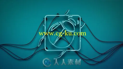 时尚美丽的3D霓虹灯标志Logo演绎AE模板 Videohive Neon 18839549的图片2