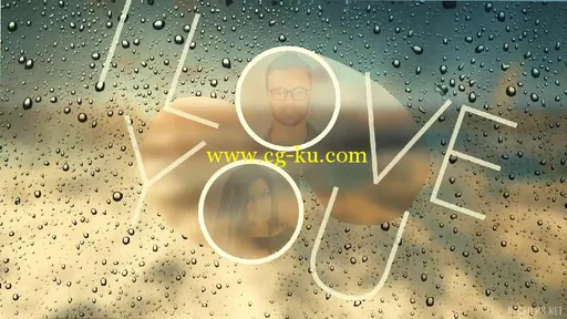 美丽浪漫海边沙滩相册照片展示幻灯片AE模板 Videohive I LoveYou Photo Video Gall..的图片4