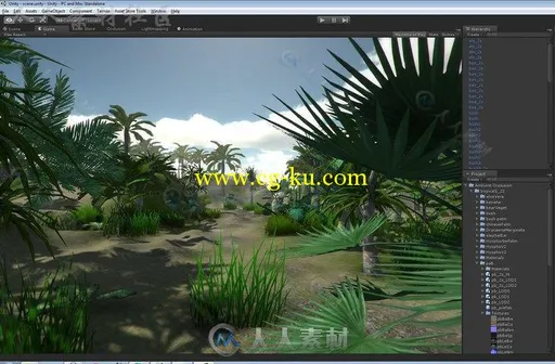 独特的热带植被植物3D模型Unity游戏素材资源的图片1