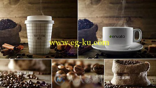 现代极品咖啡展示宣传幻灯片AE模板 Videohive Gourmet Coffee 19328986的图片1