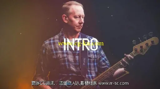 快速推拉滑动动态图片切换幻灯片相册动画AE模板Videohive Fast Slide Typo Intr...的图片6