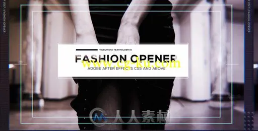 现代服装宣传时尚动感幻灯片AE模板 Videohive Fashion Opener 19303190的图片1