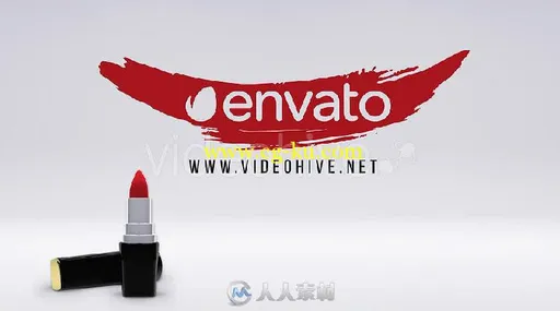 女性时尚唇膏画出标志Logo演绎AE模板Videohive Lipstick - Stylish Women Logo 14...的图片3