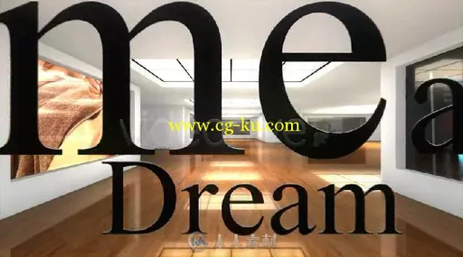创意我的梦想三维室内视频墙展示幻灯片AE模板 Videohive Paint Me a Dream的图片3