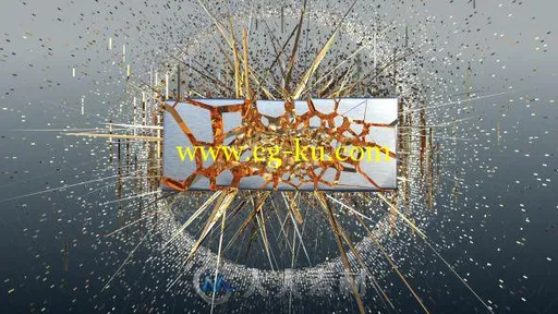 创意震撼破碎爆炸标志显示Logo演绎AE模板Videohive Explosive Logo Costructor 16...的图片2