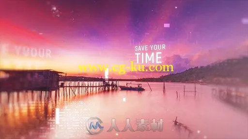 美丽时尚梦幻的毛刺幻灯片相册动画AE模板 Videohive Glitch Slideshow 17626937的图片1