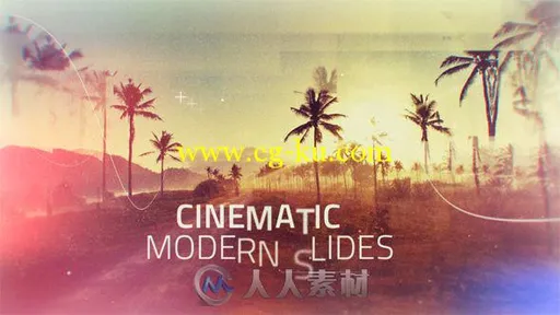 美丽的现代史诗电影预告片AE模板 Videohive Cinematic Modern Slides 19333006的图片1