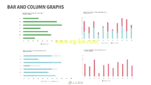 现代简介明了的柱状饼状条形图信息图表AE模板Videohive Infographic Pack V.1 193...的图片5