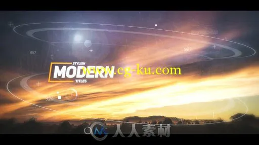 美丽时尚的圆弧数字视差幻灯片相册动画AE模板 Videohive Cinematic Slideshow 192...的图片2