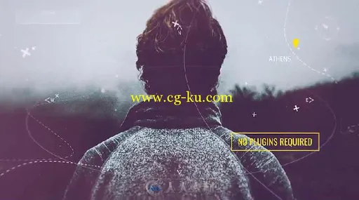 旅行照片展示动态优雅幻灯片相册动画AE模板 Videohive Travel Parallax Slides...的图片7