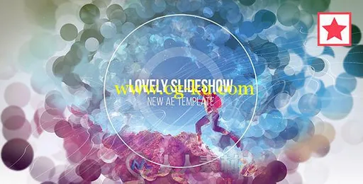 美丽可爱的粒子特效幻灯片相册动画AE模板 Videohive Lovely Slideshow 4 19328828的图片2