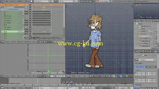 Blender二维角色动画制作视频教程第一季 3DMOTIVE 2D GAME CHARACTER ANIMATION VO...的图片1