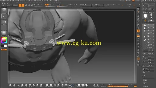 ZBrush概念游戏角色完整实例制作大师级视频教程(更新版) LEARN SQUARED CONCEPTING的图片1