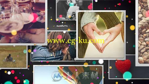 现代美丽快速的3D照片展示幻灯片相册动画AE模板Videohive 3D Photo Slideshow 193的图片1