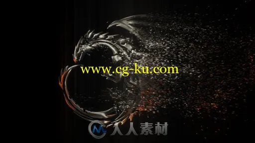 美丽优雅的粒子破碎消散标志Logo演绎AE模板 Videohive Elegant Particle Logo 1的图片2