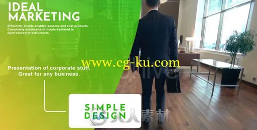 现代时尚商务公司企业宣传片视频包装AE模板 Videohive Corporate Slides 5 19296751的图片1