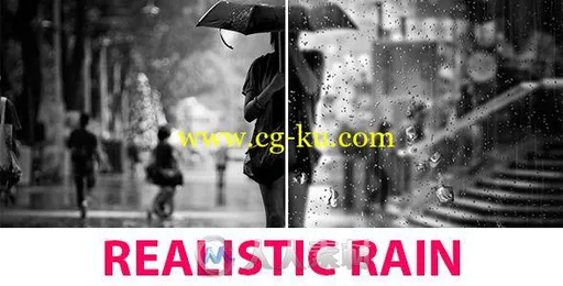 现实创意浪漫雨动画幻灯片展示AE模板 Videohive Rain 19242729的图片1