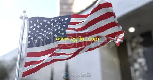 动态三维旗帜飘动动画公司标志Logo演绎AE模板 Videohive 3D Flag V2 19165377的图片3