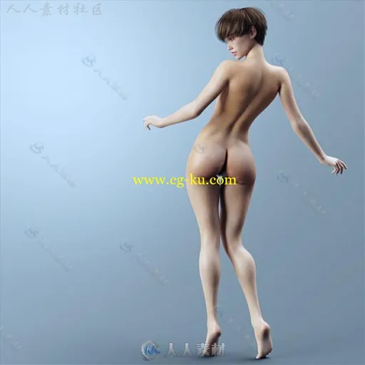 性感高挑完美的女性3D模型合辑的图片1