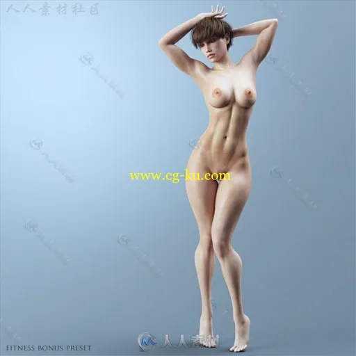 性感高挑完美的女性3D模型合辑的图片7