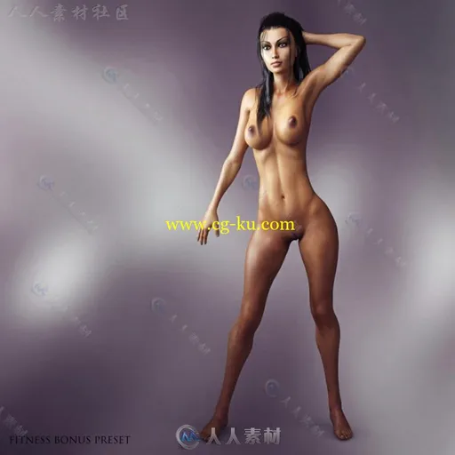 美丽纤细性感的女性角色3D模型合辑的图片8