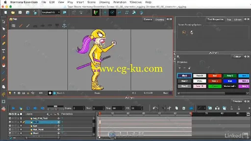 Harmony与Unity结合2D游戏角色制作视频教程 Harmony to Unity Animate 2D Characters的图片1