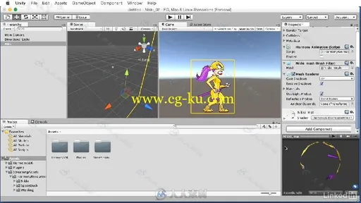 Harmony与Unity结合2D游戏角色制作视频教程 Harmony to Unity Animate 2D Characters的图片3