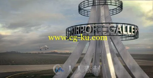 机场画廊展示幻灯片航空公司宣传片头AE模板 Videohive Airport Gallery的图片1